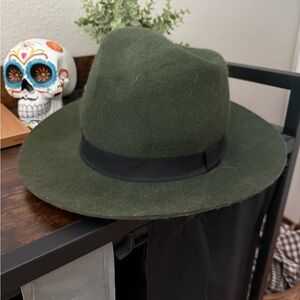 Green Felt Hat